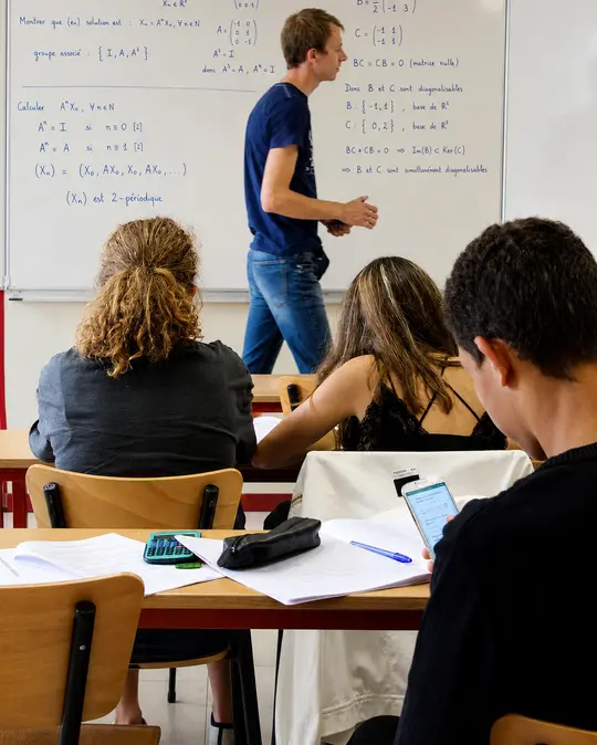 Stage de Noël en maths sup